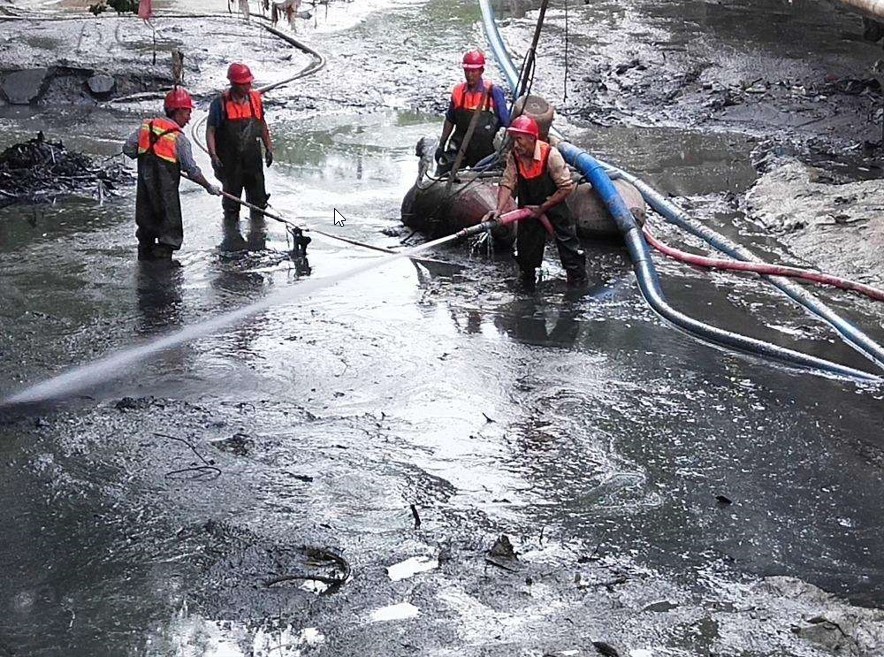 清洗黏土泥土、河道管道疏浚